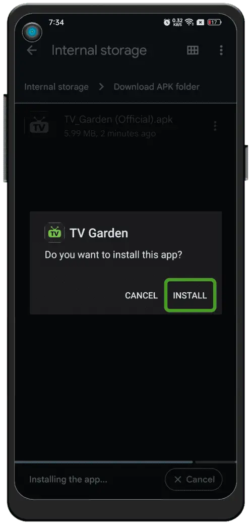 IPTV Go इन्स्टल र खोल्नुहोस्